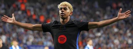 外媒評選五大聯賽本賽季最佳陣容：姆巴佩、亞馬爾領銜