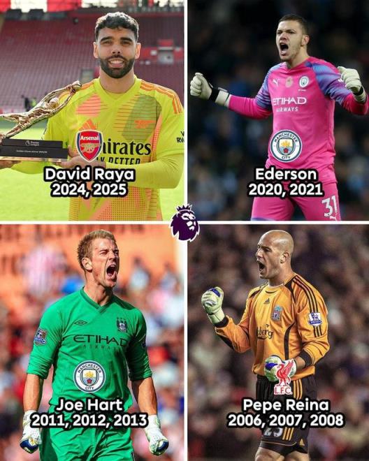 戴維·拉亞蟬聯英超金手套，成為歷史第四人