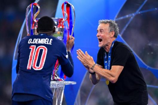 奪三冠王！巴黎圣日耳曼或?qū)M掃金球獎、金童獎與最佳教練獎項