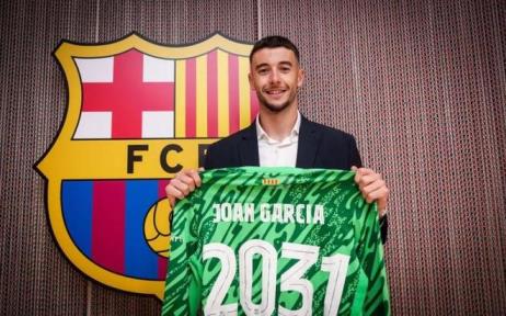 注冊球員+1！巴薩門將霍安-加西亞完成西甲注冊
