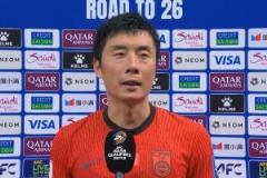 李磊：下半場我們占據主動，向看球的球迷致歉