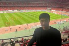 李毅曬現場照助威中國隊，稱“大帝也來了”！