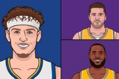 美媒：詹姆斯與東契奇半場共得16分，波杰姆斯基一人獨得16分