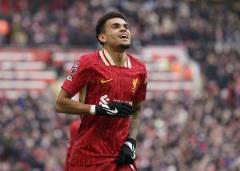 迪亞斯本賽季14球創利物浦生涯新高