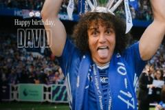 切爾西祝福大衛-路易斯38歲生日快樂，球員為藍軍出戰248場獲6冠