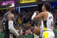 利拉德嘲諷哈利伯頓戴表引爭吵，后者不屑一笑回應