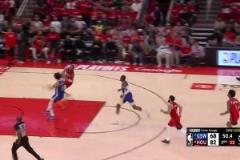 很恐怖啊！杰倫-格林超級滑翔暴扣，在空中飛了非常遠??！