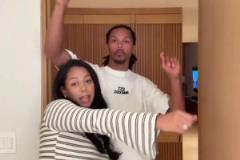 這是又懷上了？庫里妹夫達米安-李和妻子自拍跳舞