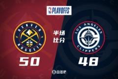 半場數據：約基奇15分8板 小卡9分5助攻 哈登6分7助攻 掘金領先快船2分