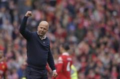 斯洛特首賽季戰績：38勝7平7負，勝率73.1%，英超冠軍&聯賽杯亞軍