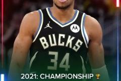 會離開雄鹿嗎？！字母哥連續(xù)三年一輪游，一次黑八+兩次輸給步行者