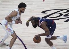 楊毅：哈登G6生涯15場贏3場 今夜將贏第4場