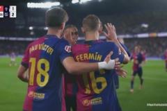 巴薩2-1反超比分！馬丁左路傳中助攻！費爾明推射破門！