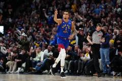 小波特上半場高效輸出，6投5中三分3中3砍下15分