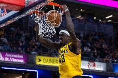 西卡成為近20年來首位在季后賽單場砍下20+且命中率超90%的步行者球員