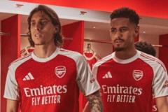 阿森納2025-26賽季主場球衣將在對紐卡比賽中首次亮相