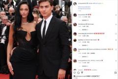 迪巴拉攜妻亮相戛納紅毯 美顏盡顯浪漫時刻