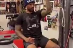 很拼！利拉德綁著傷腿也要回來訓(xùn)練