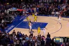 五驢累了！唐斯和布倫森最后時刻連續(xù)嘗試三分絕平，但差太多了！