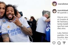 馬塞洛贊莫德里奇：你永遠是傳奇，感謝你教會我很多