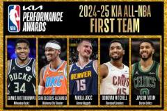 NBA官方公布最佳一陣，字母哥回應(yīng)：我在照片里很可愛