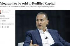 紅鳥資本領(lǐng)銜財(cái)團(tuán)正式接手《電訊報(bào)》終結(jié)兩年所有權(quán)空窗期
