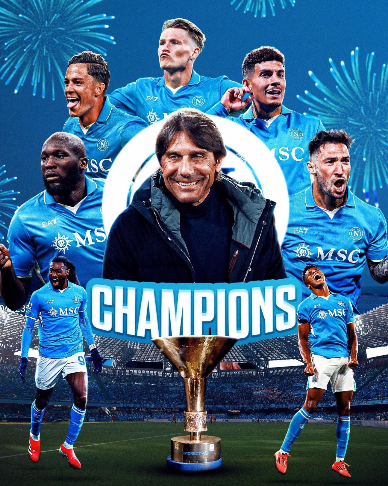 那不勒斯再奪意甲冠軍，五大聯賽冠軍隊伍保持不變
