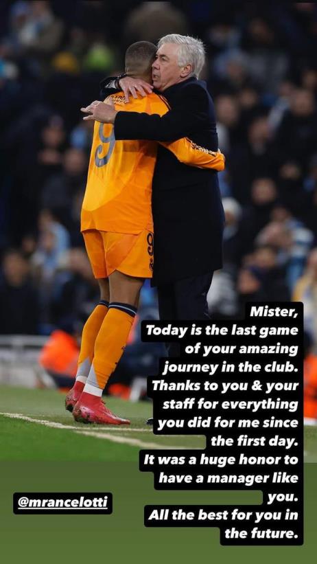 姆巴佩致敬安帥：能被您執教是莫大的榮幸，祝您未來一切順利